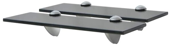 Plovoucí police 2 ks sklo 30 x 10 cm 8 mm 3051502