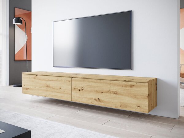 TV stolek Dlone 180, Barva: dub artisan, Osvětlení: bez osvětlení 5903211380518
