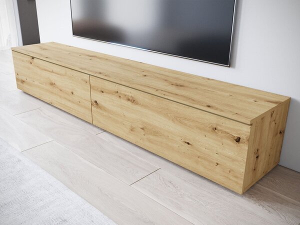 TV stolek Dlone 180, Barva: dub artisan, Osvětlení: bez osvětlení 5903211380518