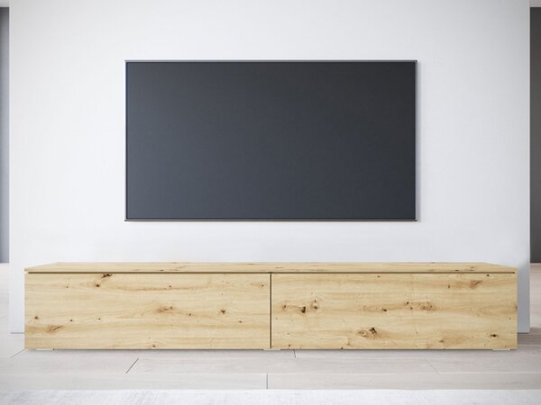 TV stolek Dlone 180, Barva: dub artisan, Osvětlení: bez osvětlení 5903211380518