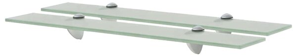 Plovoucí police 2 ks sklo 60 x 10 cm 8 mm 3051513