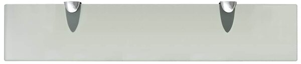 Plovoucí police 2 ks sklo 50 x 10 cm 8 mm 3051512