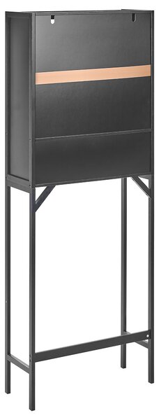 Skříňka do koupelny OKARCHE Bambus 63 cm Černá