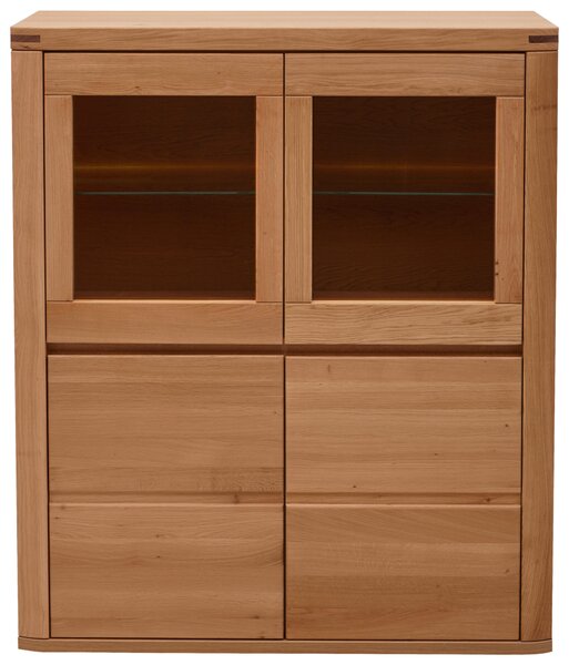 VYSOKÁ KOMODA, jádrový buk, jádrový buk, 118,4/139,6/37,7 cm Voleo - Vysoké komody