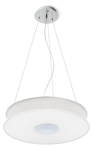 Závěsné svítidlo ASTERI, satinované sklo/chrom/2GX13, 40 W