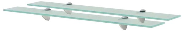 Plovoucí police 2 ks sklo 70 x 20 cm 8 mm 3051522