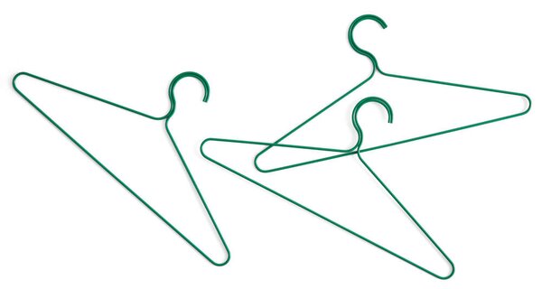 HAY Ramínka Colour Hanger set 3 ks, jungle green