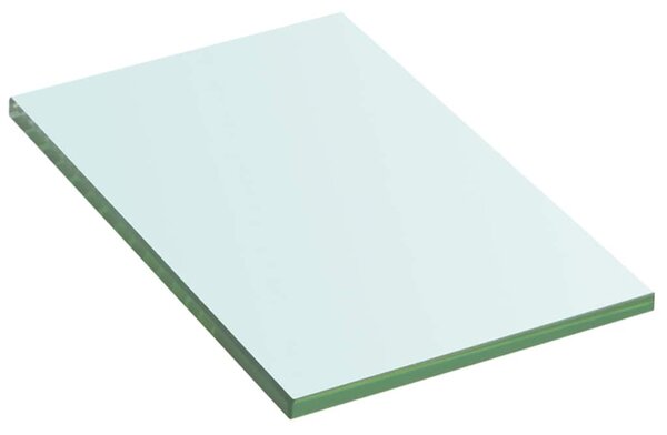 Policové desky 2 ks sklo čiré 20 x 12 cm 3051542