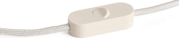 HAY Kabelový set ke stolní lampě Common Table Cord Set, clay white AE064