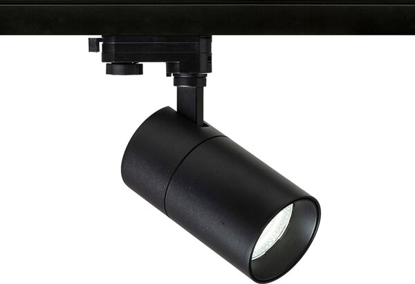 Lištové LED svítidlo WISH 20 pro tříokruhovou lištu, černé, 20 W, 3000/4000/5000 K, stmívatelné