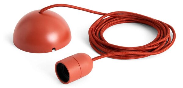HAY Závěsný kabel s objímkou Common Cord Set, rusty red AE063