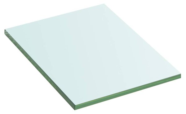 Policové desky 2 ks sklo čiré 20 x 15 cm 3051543
