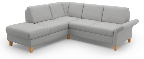 ROHOVÁ SEDAČKA, textil, světle šedá Sit & More - Sedací soupravy, Online Only
