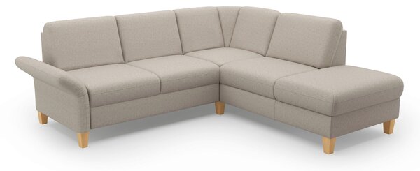 ROHOVÁ SEDAČKA, textil, šedohnědá Sit & More - Sedací soupravy, Online Only
