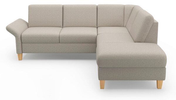 ROHOVÁ SEDAČKA, textil, šedohnědá Sit & More - Sedací soupravy, Online Only