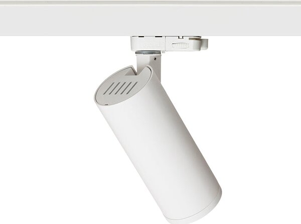 Lištové LED svítidlo PRODIGI S pro tříokruhovou lištu, bílé, 10 W, teplá bílá 3000 K