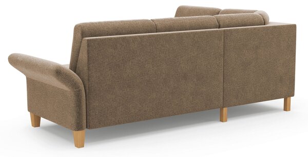 ROHOVÁ SEDAČKA, textil, světle hnědá Sit & More - Sedací soupravy, Online Only