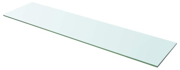Policové desky 2 ks sklo čiré 100 x 25 cm 3051585
