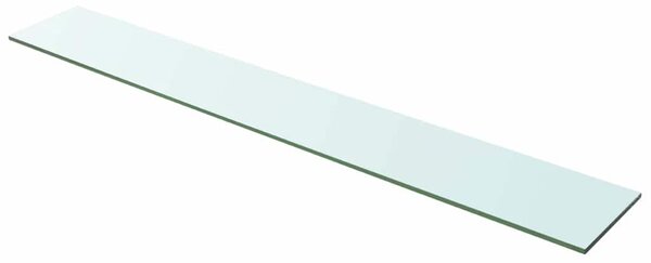 Policové desky 2 ks sklo čiré 100 x 15 cm 3051583