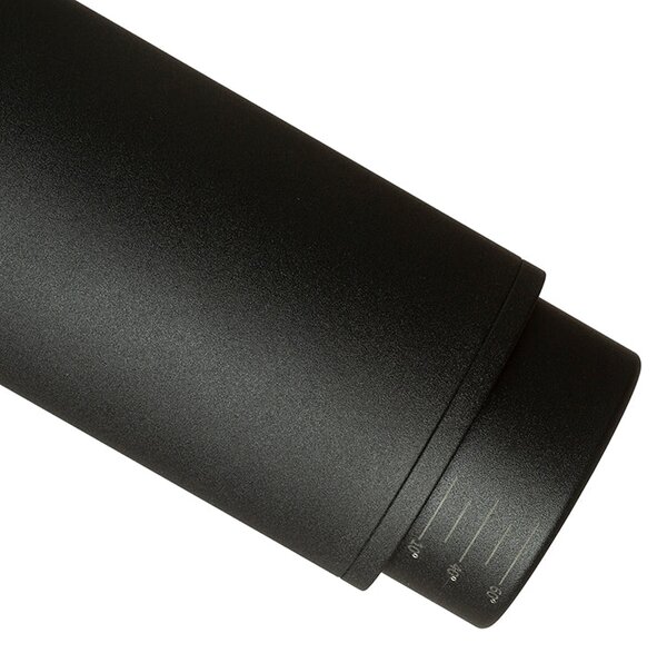 Lištové LED svítidlo FOCUS 20 ZOOM pro jednookruhovou lištu, černé, 20 W, 3000/4000/5000 K, stmívatelné