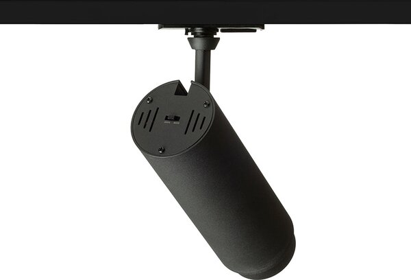Lištové LED svítidlo FOCUS 20 ZOOM pro jednookruhovou lištu, černé, 20 W, 3000/4000/5000 K, stmívatelné