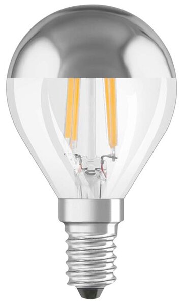 LED žárovka OSRAM TOP ilum chrom, patice E14, ekvivalent 31 W, teplá bílá 2700 K