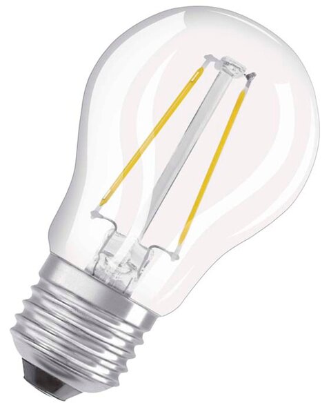 LED žárovka OSRAM Retrofit ilum čirá, patice E27, ekvivalent 40 W, teplá bílá 2700 K, stmívatelná