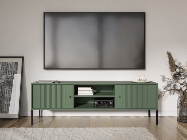 TV stolek/skříňka Isae TV (zelená + černá)