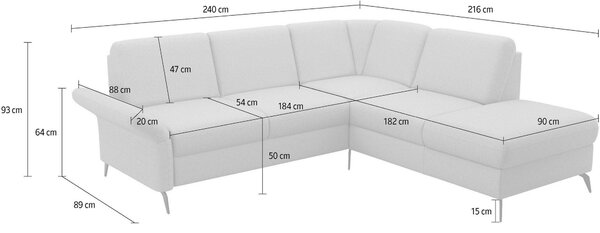 ROHOVÁ SEDAČKA, textil, olivově zelená Sit & More - Sedací soupravy, Online Only