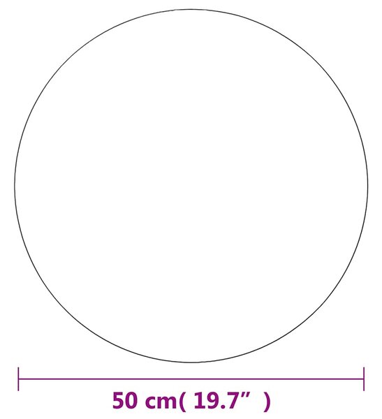 Nástěnná zrcadla 2 ks 50 cm kulatá sklo 3051627