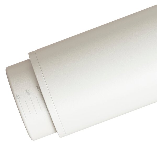 Lištové LED svítidlo FOCUS 20 ZOOM pro tříokruhovou lištu, bílé, 20 W, 3000/4000/5000 K, stmívatelné