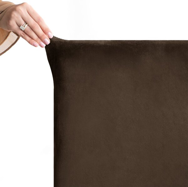 Hnědý napínací potah na židli 48 cm Sento – Restilo