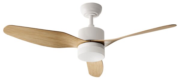 Stropní ventilátor se světlem ANDERSON s dálkovým ovládáním LED Světle hnědá