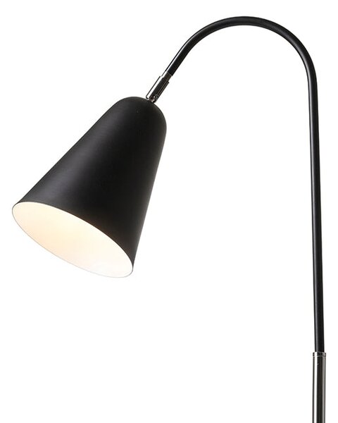 Stolní lampa GARBO, černá/chrom, patice E27, 15 W