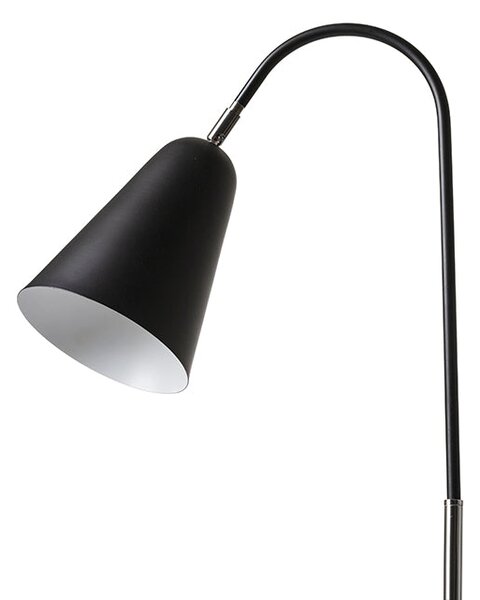Stolní lampa GARBO, černá/chrom, patice E27, 15 W
