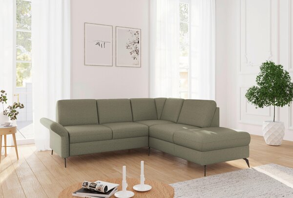 ROHOVÁ SEDAČKA, textil, olivově zelená Sit & More - Sedací soupravy, Online Only