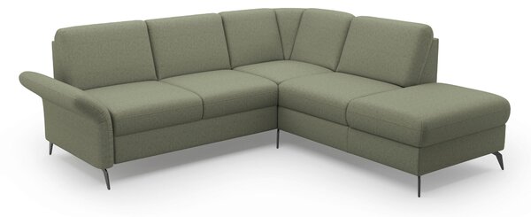 ROHOVÁ SEDAČKA, textil, olivově zelená Sit & More - Sedací soupravy, Online Only