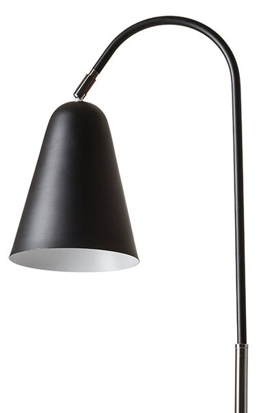 Stolní lampa GARBO, černá/chrom, patice E27, 15 W