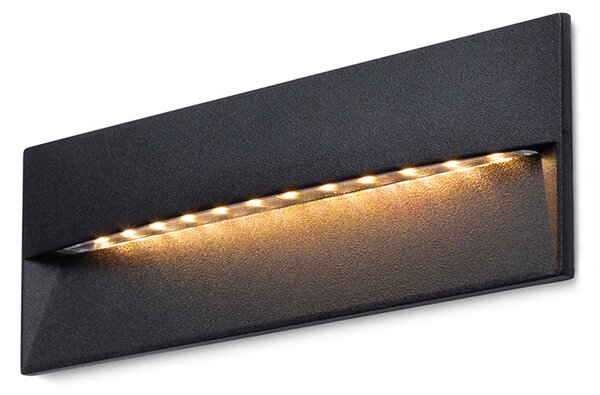 Venkovní zápustné LED svítidlo REP 18, bílé, 6 W, teplá bílá 3000 K, IP65