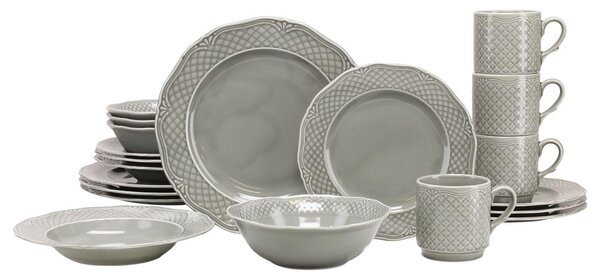 KOMBINOVANÁ SOUPRAVA, 20dílné, porcelán Creatable - Online Only nádobí, Online Only