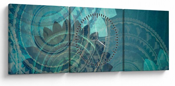 Obraz - Fantasy (s hodinami) (90x30 cm)