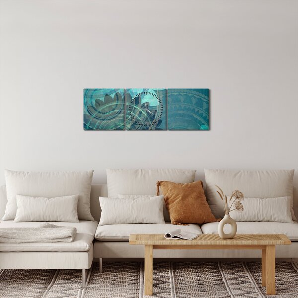 Obraz - Fantasy (s hodinami) (90x30 cm)
