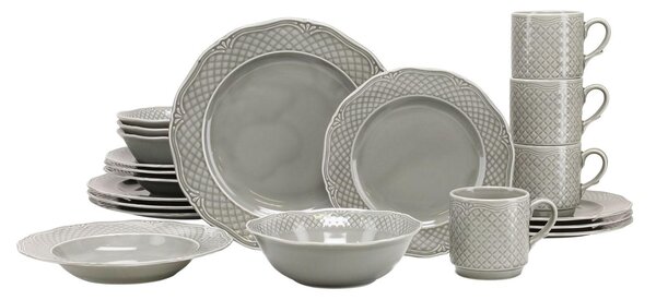 KOMBINOVANÁ SOUPRAVA, 20dílné, porcelán Creatable - Online Only nádobí, Online Only