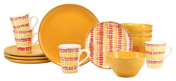 KOMBINOVANÁ SOUPRAVA, 16dílné, pórovina Creatable - Online Only nádobí, Online Only