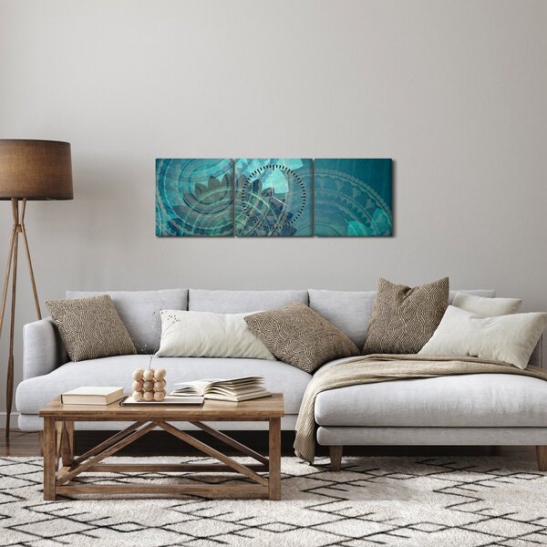 Obraz - Fantasy (s hodinami) (90x30 cm)