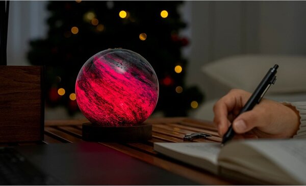 Tmavě hnědá/v tmavě přírodní barvě světelná dekorace na USB ø 12 cm Stellar Ocean – Gingko