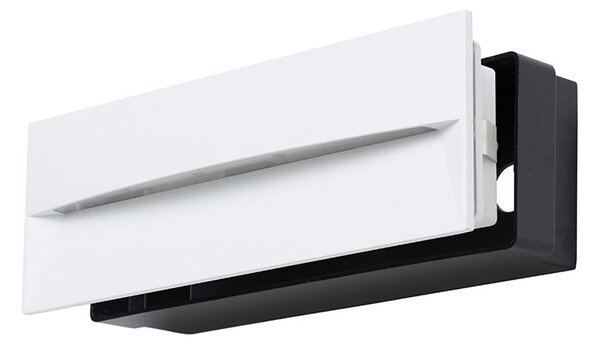 Venkovní zápustné LED svítidlo REP 27, bílé, 10 W, teplá bílá 3000 K, IP65