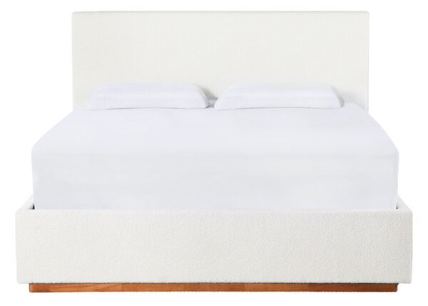 Postel s roštem a úložným prostorem 160x200 Nuvoa (bílá)