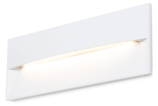 Venkovní zápustné LED svítidlo REP 27, bílé, 10 W, teplá bílá 3000 K, IP65
