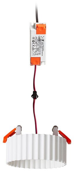 Zápustné LED svítidlo MARENGA RT1 40, bílá/Eco/PLA, 6 W, teplá bílá 3000 K